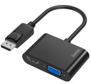 Zásuvka adaptéra HAMA DisplayPort - HDMI + VGA