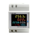 ENERGETIKA WATTMETER VOLTMETER MONITOR PRÚDU LCD DIN 100A 300V RMS