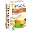 Tipson MATCHA ŠKORICA ZÁZVOR zelený čaj BIO