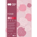 DECO ROSE HAPPY COLOR blok A4 20 listov 170g 4 farby