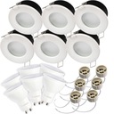 6x Hermetické svietidlo + LED podhľad GU10 1,5W