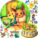 XXL SADA TORTY POKEMON PIKACHU + POSTAVY + TEXT ZADARMO