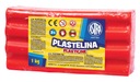 ASTRA plastelína 1kg červená