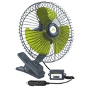 Ventilátor do veterného mlyna do auta 12V 20 cm + CLIP