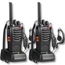 2X WALKIE-TALKIE BAOFENG HARDWALOVÉ SLÚCHADLÁ RÁDIO TELEFÓN PROFESSIONAL