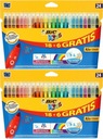 VÝLETY, ZNAČOVAČE, BIC KIDS COULEUR ZNAČKY, 24 FARIEB, SADA 2x