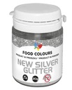 Dye Glitter prášok Silver 20 g Food Colors