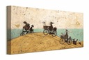 Sam Toft Horčice na bicykloch Obraz 60x30 cm