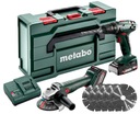 METABO BS18 + brúska W18LTX + kotúče 5x 125mm