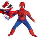 SPIDERMAN SUIT Muscle Muscles Mask Rukavica Launcher 116-122 M