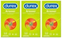 Durex Arouser kondómy stimulujúce prúžky, nasadené, 36 ks.