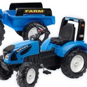 FALK Landini Blue pedálový traktor s prívesom na 3 roky