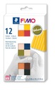 FIMO Soft Prírodná modelovacia hmota sada 25g 12 kos