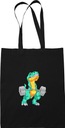 Dino Bag Dinosaur Gift Black 3