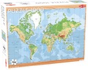 Taktické puzzle 1000 dielikov Mapa sveta vo vysokej kvalite