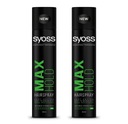 Lak na nechty Syoss Max Hold Strong Hold 300 ml x2