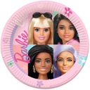 PAPIEROVÉ TANIERE BARBIE BÁBIKA narodeninové LICENCIE 23 cm 8 ks