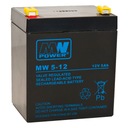 Batéria MW 5-12 AGM 12V/5AH-MW