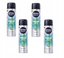 NIVEA MEN Fresh Kick Pánsky antiperspirant v spreji do podpazušia 150ml x4