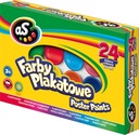 Plagátové farby 24 farieb 20ml AS