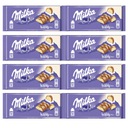 Balenie 8 ks Milka Bubbly Biela mliečna čokoláda 95 g