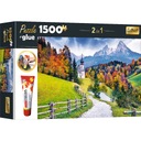 Puzzle 1500 dielikov kostol Maria Gem + lepidlo 26175