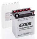 EXIDE BATÉRIA NA BICYKEL 12V 14AH 145A L+ s ELEKTROLYTOM súčasťou balenia 134x89x166