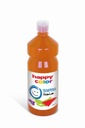 HappyColor temperová farba 1000ml, tmavo oranžová