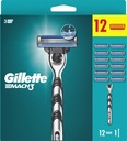 Gillette Mach3, 1 holiaci strojček Gillette, 2 náhradné čepieľky