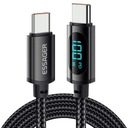 ESSAGER Káblová nabíjačka TYP C USB C 100W 5A pre Samsung Huawei Xiaomi 1M