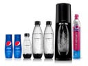 SODASTREAM Terra Saturator + 3 fľaše + 2 sirupy