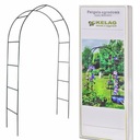 ZÁHRADNÁ PERGOLA OBLÚK NA RUŽE KVETY 240cm KOV