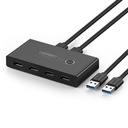 Ugreen switch HUB switch 4xUSB 3.2 Gen 1 USB rozbočovač dvoch počítačov