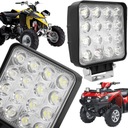 SVIETIDLO PRE ŠTVORKOĽKOVÝ TRAKTOR KOMBINOVANÝ OFF ROAD HALOGÉN 16 LED 48W 12V 24V 90