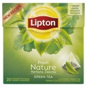 Lipton Green Nature Green Tea 20TB pyramídy