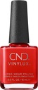 CND VINYLUX Vinyl Lak Poppy Fields #398 15 ml mak červený