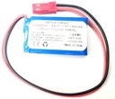 BATÉRIA Li-Poly 190mAh 7,4V JST-2 PINS 8X20X30m