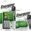 ENERGIZER Maxi R6 R3 nabíjačka + 4x AA 2000mAh + AAA 700mAh batérie