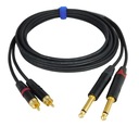 SOMMER PÁV 2xRCA 2xJACK 6,3 mm NEUTRIK 2m