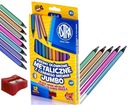 ASTRA Metalické ceruzky 12 COLORS JUMBO