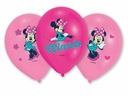 Minnie Mouse narodeninové balóny 27cm 6ks Narodeninové