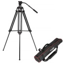 VYSOKÝ TRIPOD, pologuľová olejová hlava, 65 mm, TAŠKA