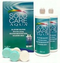 SET: SOLO CARE AQUA LENS LIQUIDS 2 x 360 ml + 2 nádobky