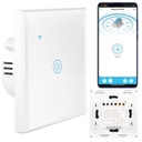 FI60 LED Glass Touch Light Switch White WiFi Tuya SMART LIFE