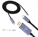 Kábel USB C na Displayport DP 1.4 8K 4K 240 Hz Mac