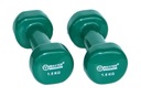 FITNESS vinylové činky 1,5 kg x2