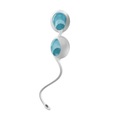 Double Geisha Balls Ovo L1 LoveBalls Light Blue