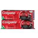 COLGATE MAX WHITE zubná pasta s uhlím 2x75 ml