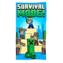 Plážová osuška Minecraft Survival z mikrovlákna 70x140