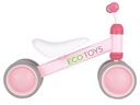 Cvičte mini balančný bicykel Pink Ecotoys